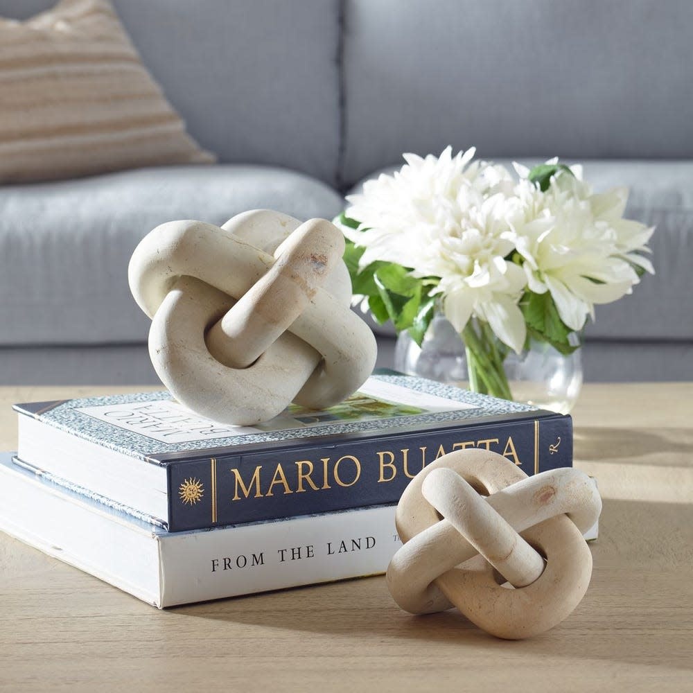 Uttermost Limestone Link Sculptures SET OF 2