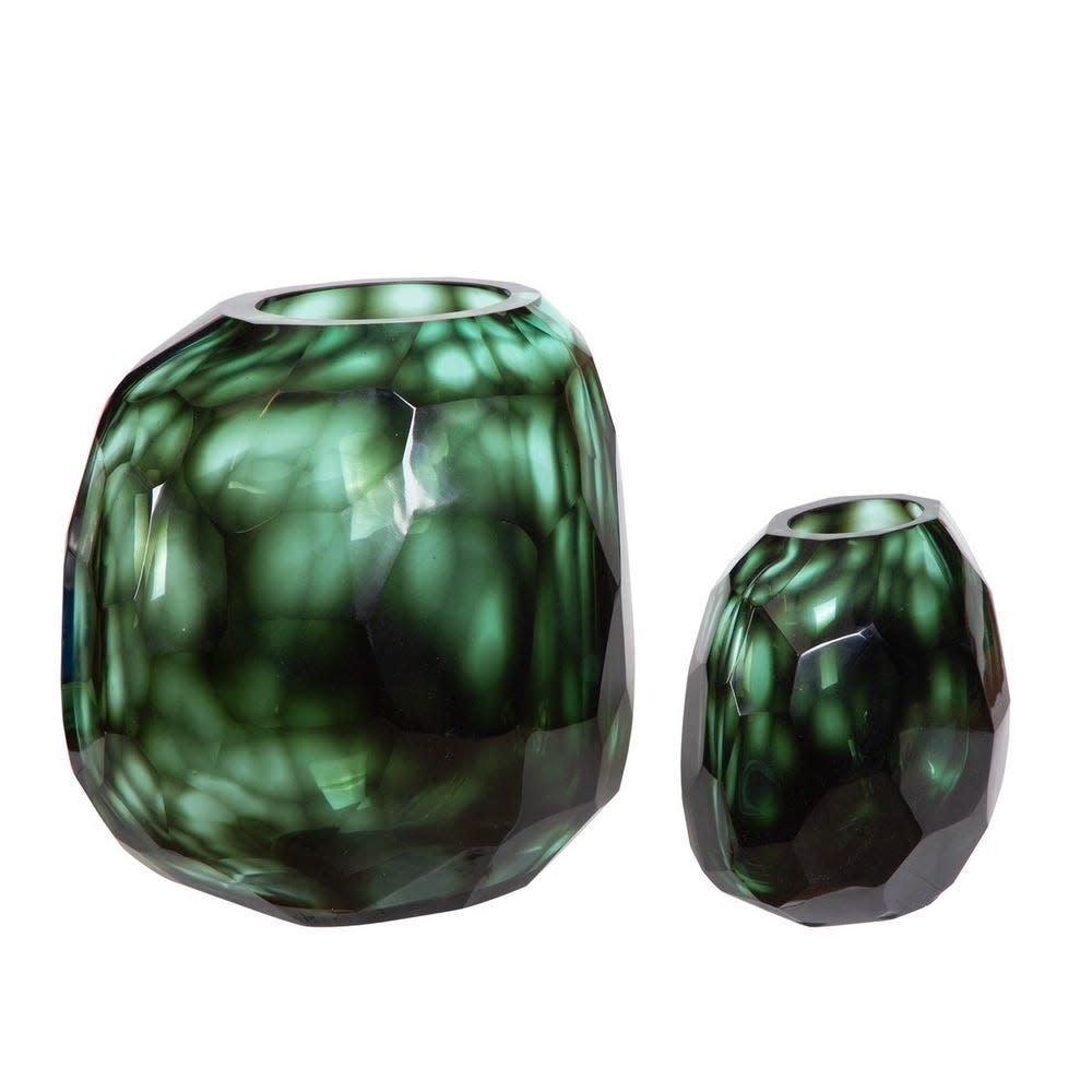 Uttermost Emerald Vase, LARGE - 11H