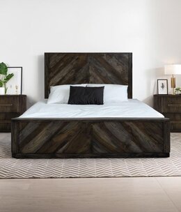 IFD 4421 Balam Platform (Dark) QUEEN Bed