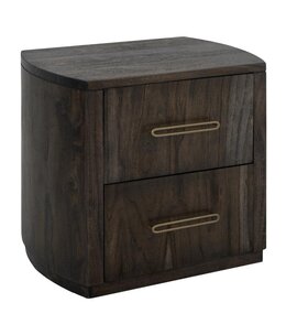 IFD 4421 Balam 2 Dwr Dark Nightstand 29x20x26H