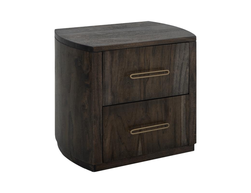 IFD 4421 Balam 2 Dwr Dark Nightstand 29x20x26H