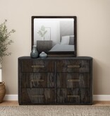 IFD 4421 Balam Dark 6 Dwr Dresser 62x20x38