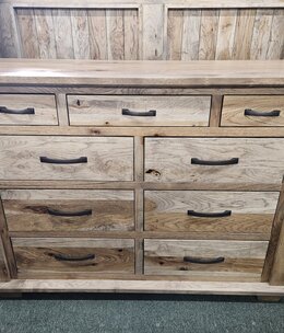 cherry ridge The Ranch 9 Drawer Dresser 60.5x22x44H
