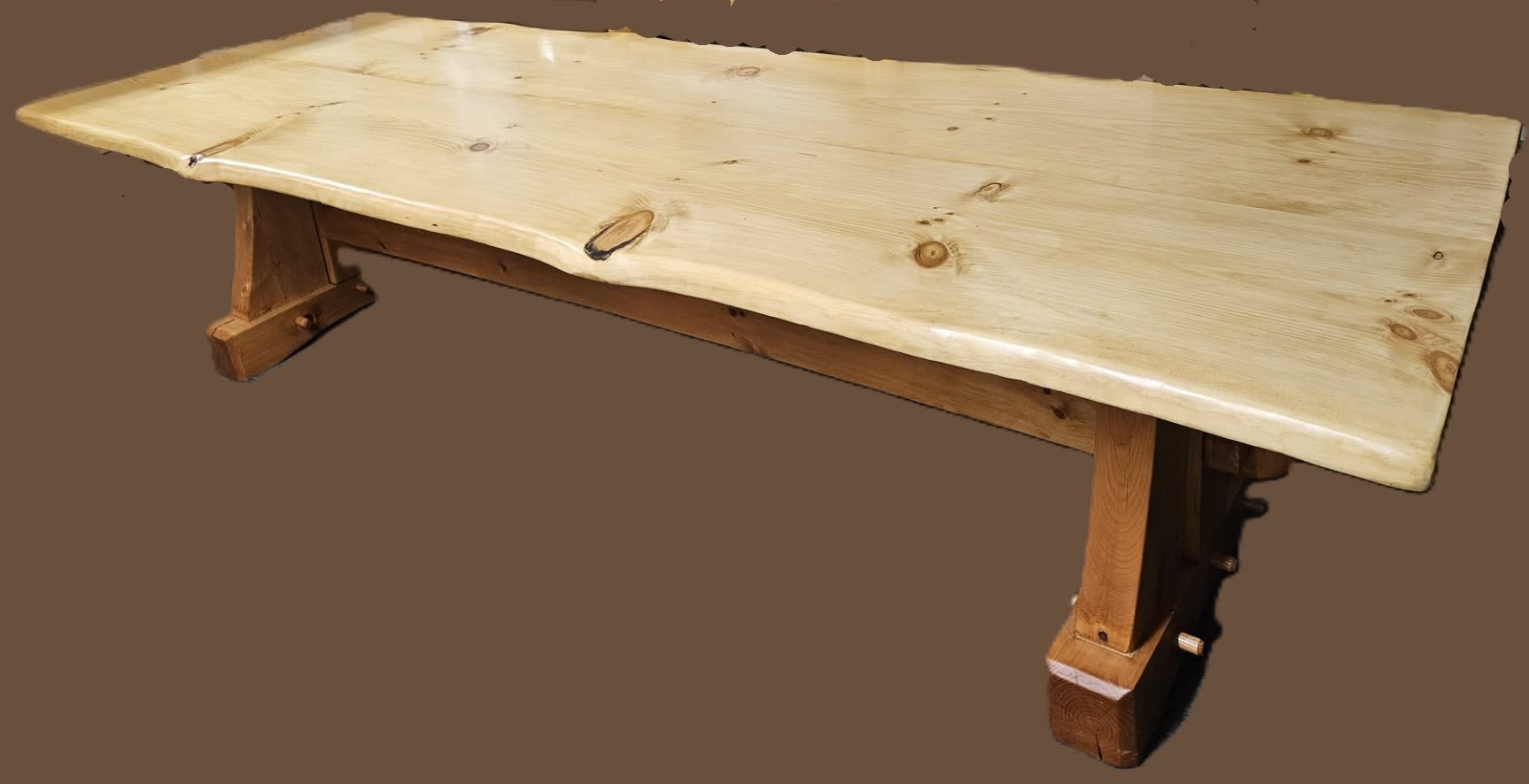 joseph W Live Edge Dining Table 10 ft