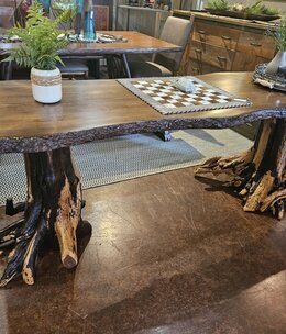 joseph W Live Edge Sofa Table 88L x 26.5D x 30H