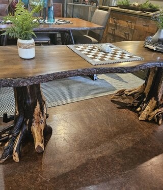 joseph W Live Edge Sofa Table 88L x 26.5D x 30H