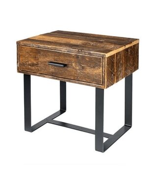 Old Hickory Brooklyn Reclaimed Nightstand 24Wx18Dx24H