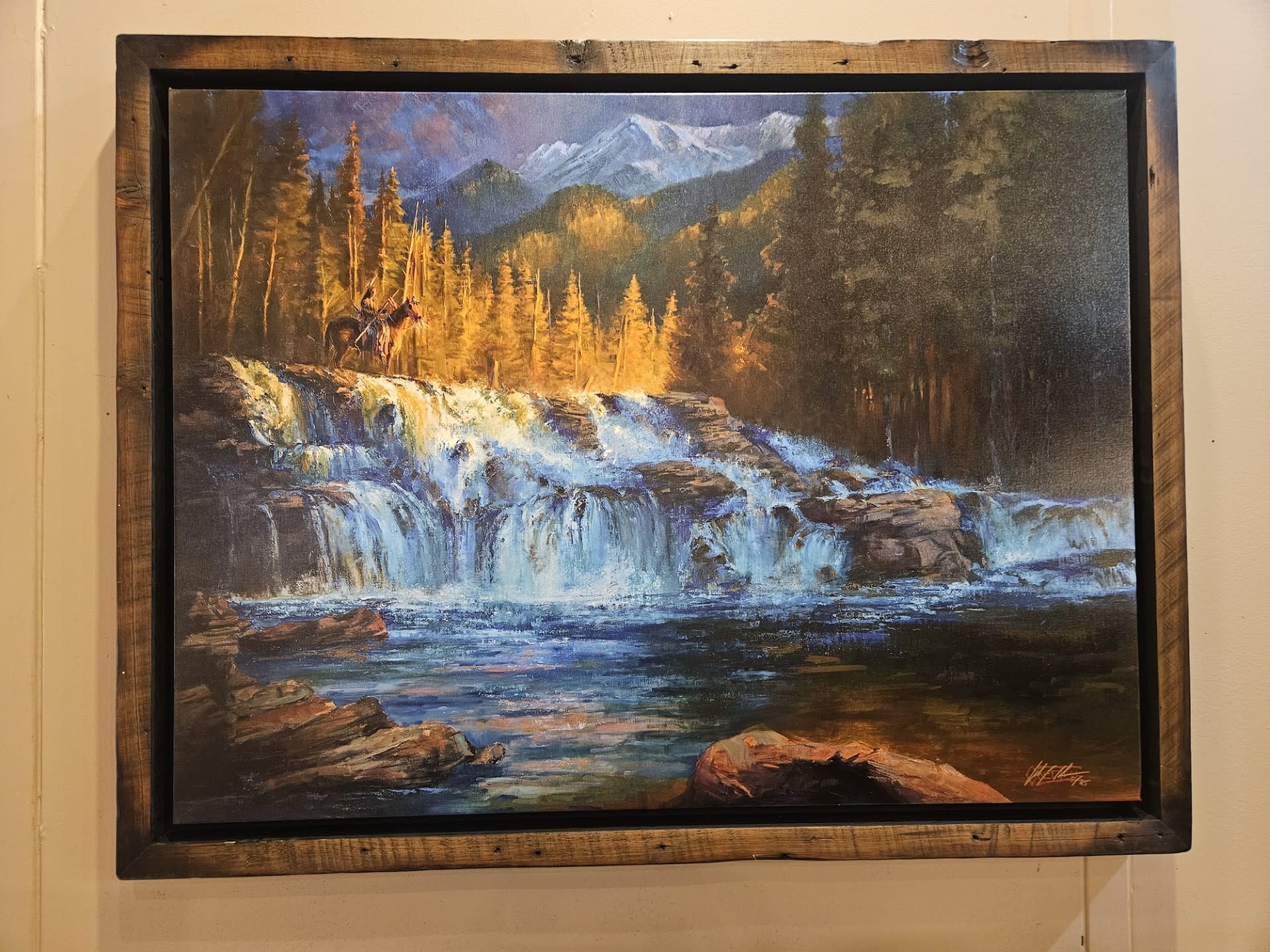 Colt Idol "Glacier Guardian", Framed 34x44