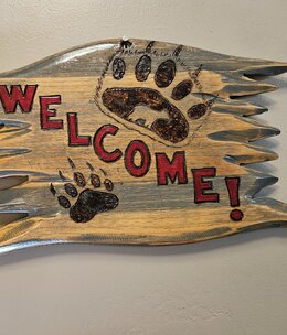 MCE Industries Double Sided Welcome/Boss Fish'n Sign