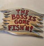 MCE Industries Double Sided Welcome/Boss Fish'n Sign