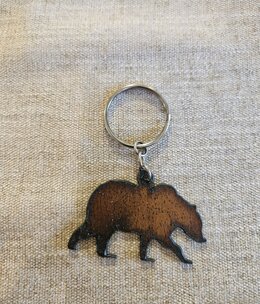 cool water jewelry KC17 Grizzly Key Ring cool water jewelry KC17 Grizzly Key Ring
