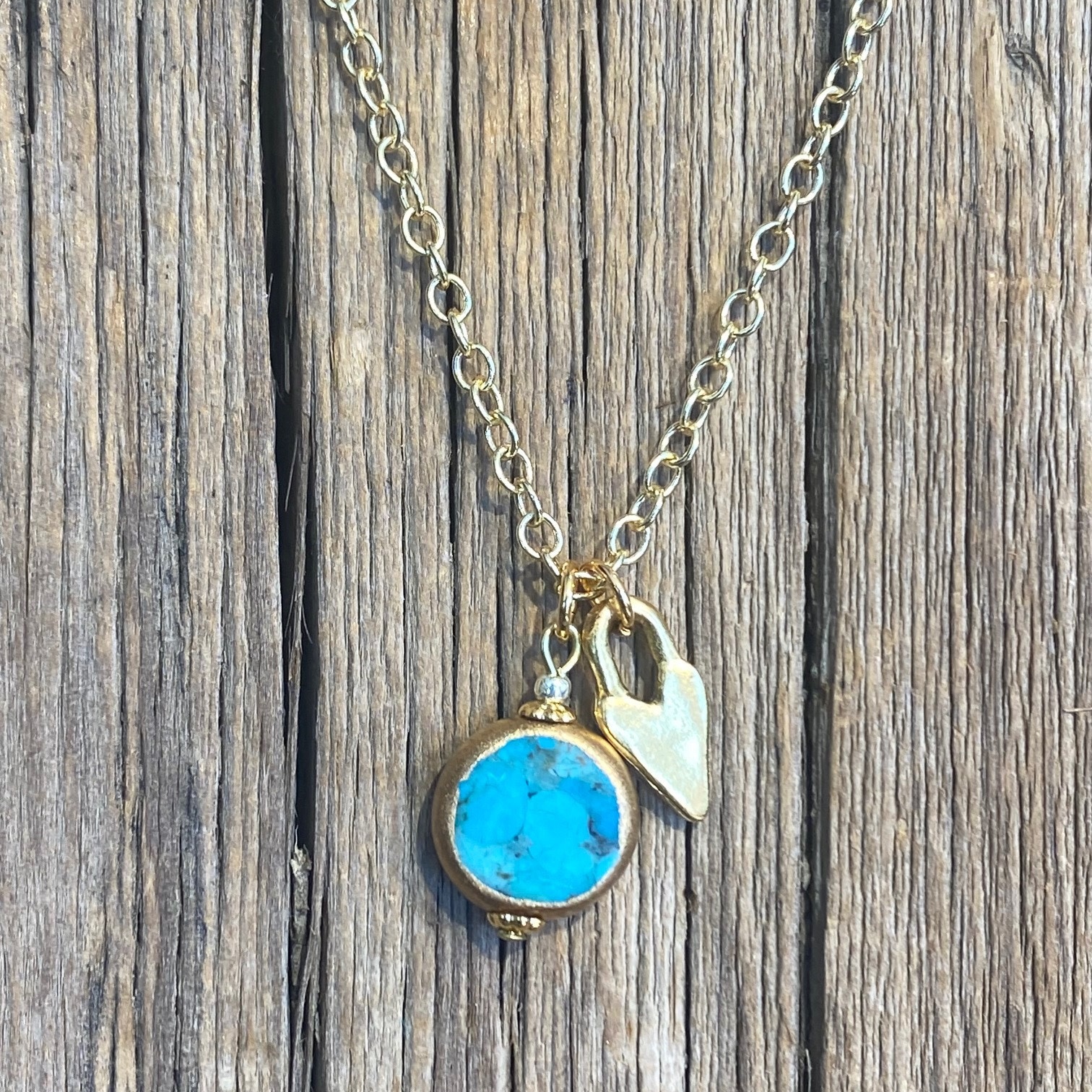 cool water jewelry NC675-223 Necklace: Forever Turquoise Mosaic
