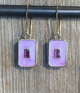 cool water jewelry EW875-220 Earrings: Sweet Dreams Rectangle cool water jewelry EW875-220 Earrings: Sweet Dreams Rectangle