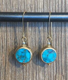 cool water jewelry EW893-223 Earrings: Forever Turquoise Mosaic cool water jewelry EW893-223 Earrings: Forever Turquoise Mosaic