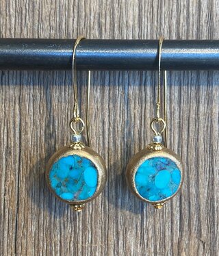 cool water jewelry EW893-223 Earrings: Forever Turquoise Mosaic cool water jewelry EW893-223 Earrings: Forever Turquoise Mosaic