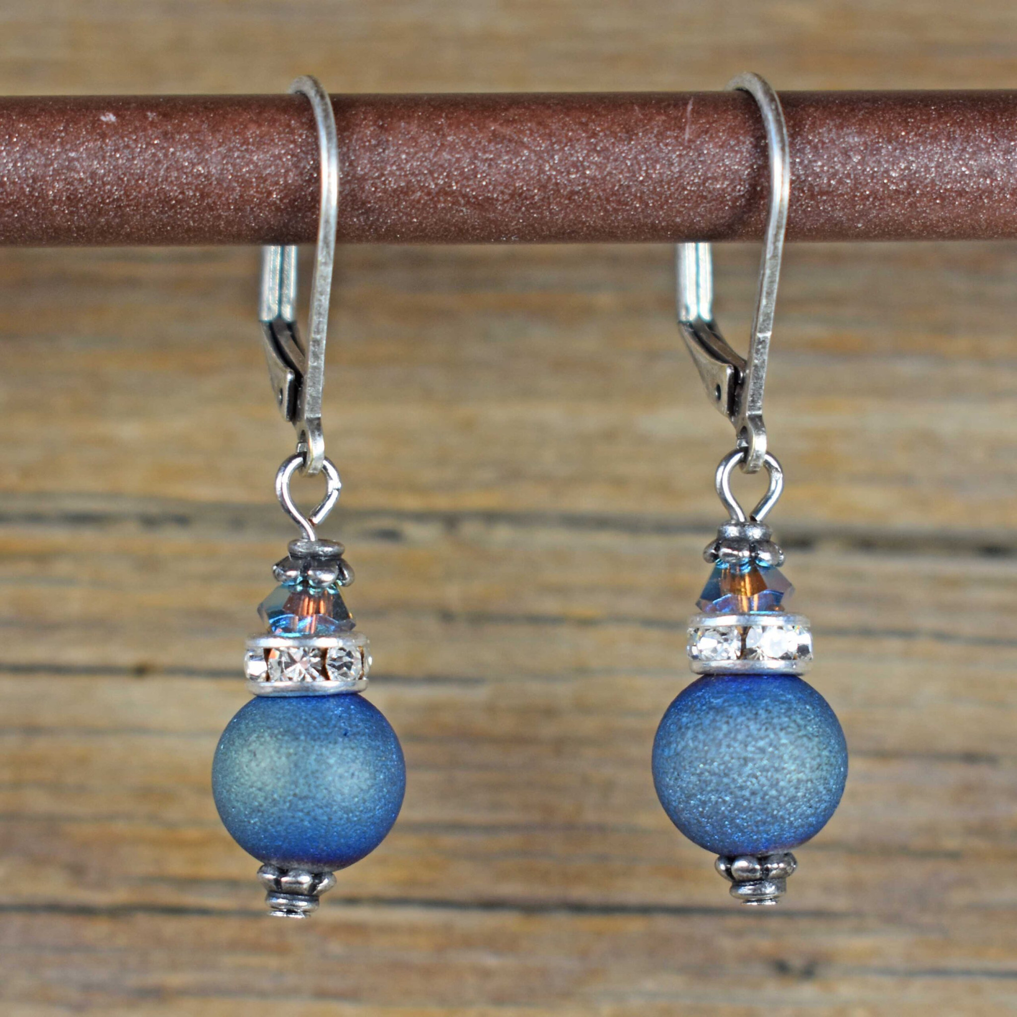 cool water jewelry EW506-216 Earrings: Big Sky Druzy