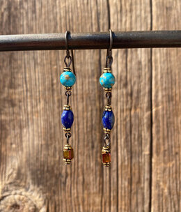 cool water jewelry EW806-193 Earrings: Earth Wind Fire Swing Gemstone cool water jewelry EW806-193 Earrings: Earth Wind Fire Swing Gemstone