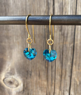 cool water jewelry EW863-199 Earrings: Happy Together Crystal Heart***** cool water jewelry EW863-199 Earrings: Happy Together Crystal Heart*****