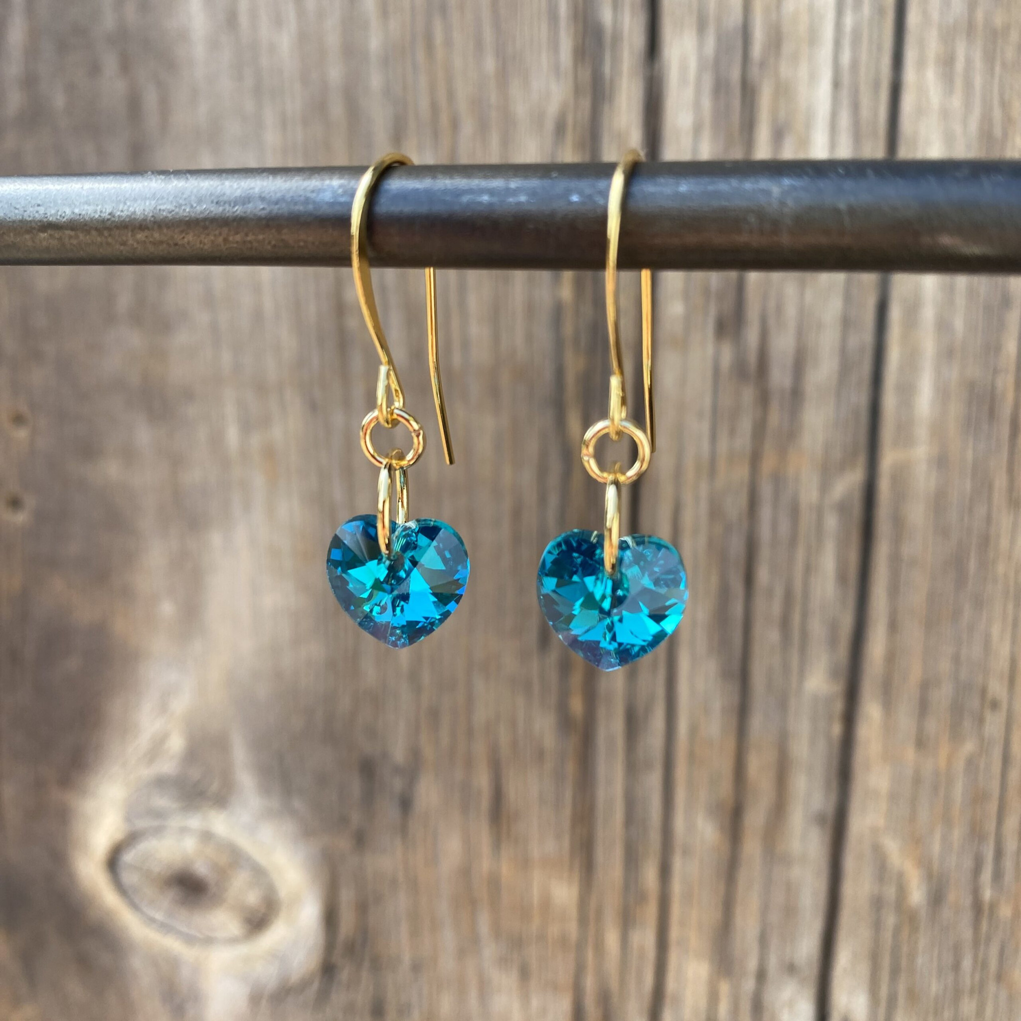 cool water jewelry EW863-199 Earrings: Happy Together Crystal Heart*****