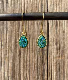 cool water jewelry EW862-199 Earrings: Happy Together Sparkly Teardrop cool water jewelry EW862-199 Earrings: Happy Together Sparkly Teardrop