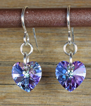 cool water jewelry EW232-112 Earrings: Sun Rise Heart Wire Light Rose cool water jewelry EW232-112 Earrings: Sun Rise Heart Wire Light Rose