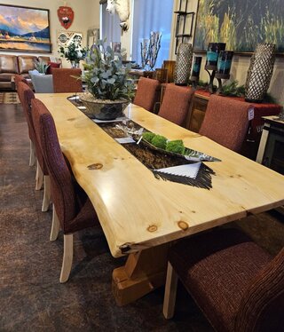 joseph W Live Edge Dining Table 10 ft