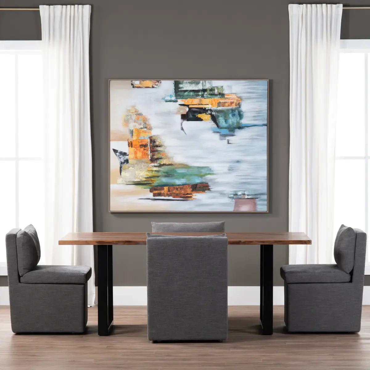 Crestview Fletcher Dining Table 86x40x30.5H