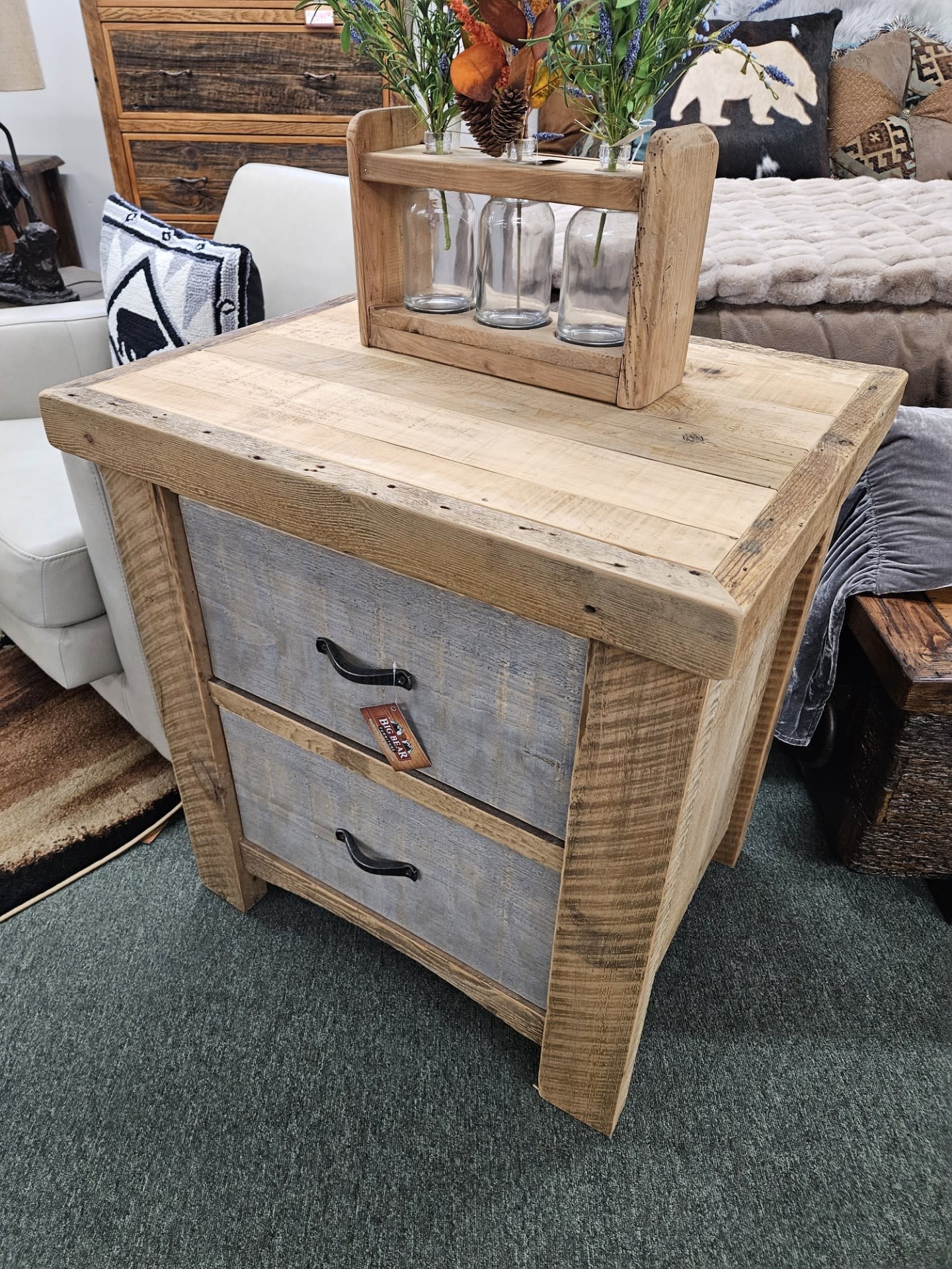Green Gables Wyoming 2Dwr Nightstands-UNFINISHED 30x24x32