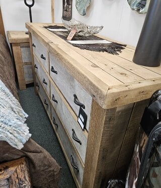 Green Gables Wyoming 6 Dwr Dresser-UNFINISHED 72x22.5x40