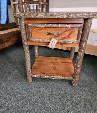 Green Gables New West Red Lodge 1Dwr Nightstand 28Hx24Wx20D