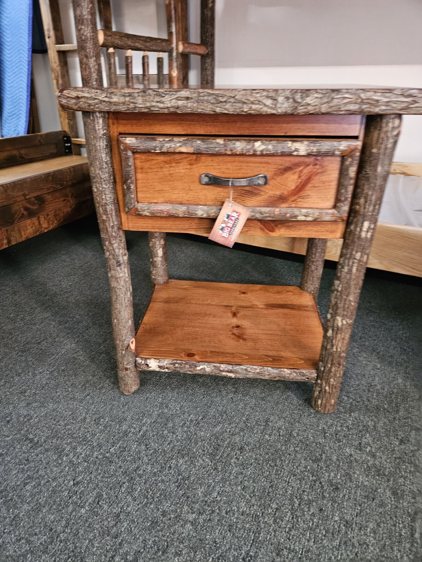 Green Gables New West Red Lodge 1Dwr Nightstand 28Hx24Wx20D