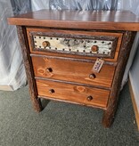 Old Hickory Woodland Bedside Chest 27Wx19Dx30H