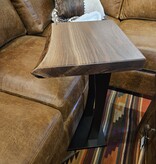 Stone River Sofa Server/Chair Side Table - WALNUT