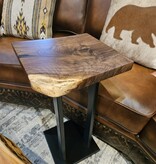 Stone River Sofa Server/Chair Side Table - WALNUT