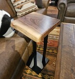 Stone River Sofa Server/Chair Side Table - WALNUT