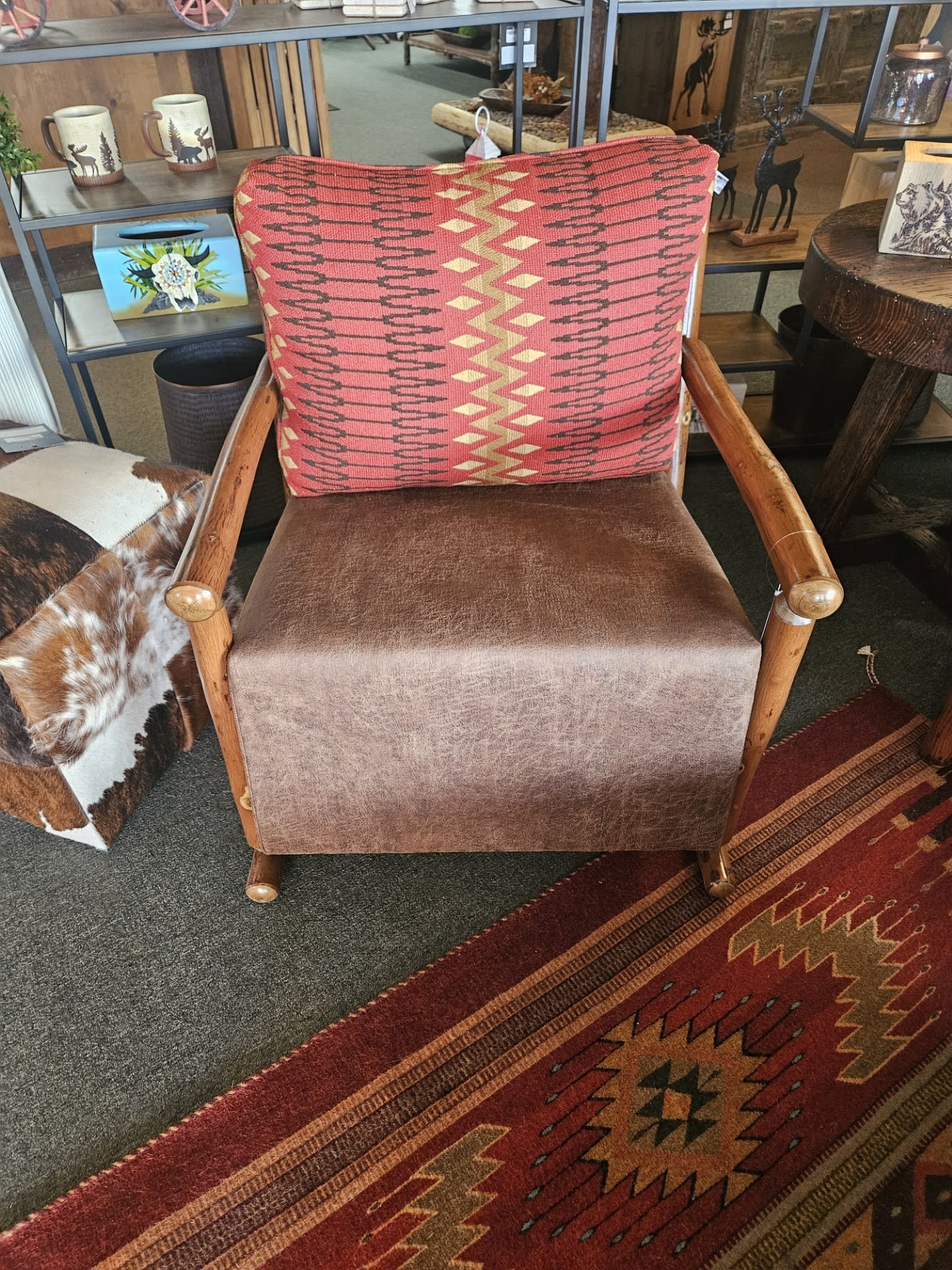 Old Hickory Cascade Chair 28Wx32Dx30H
