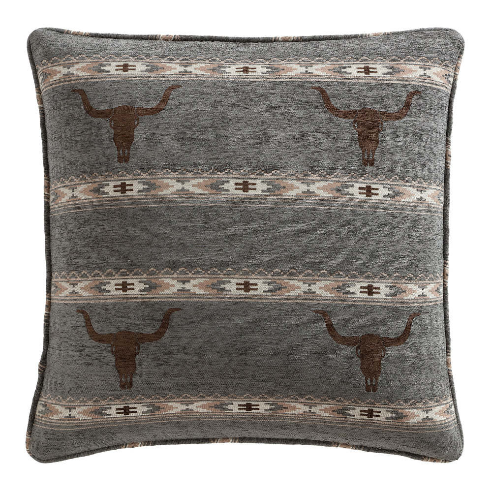 Hiend Chisholm Longhorn Euro Sham Only-Canyon Smoke