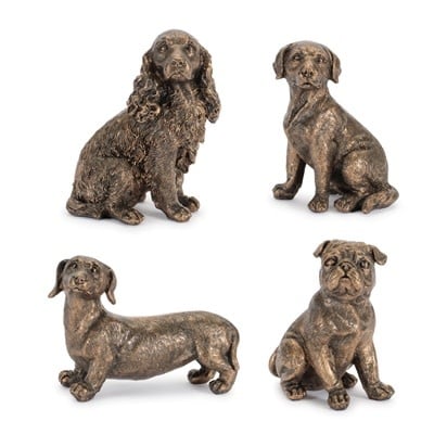 Melrose Dog Figurine (Spaniel, Lab, Dachshund, Bulldog)