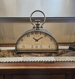 Melrose Mantle Clock 15L x 13.5H, Ant/Gray