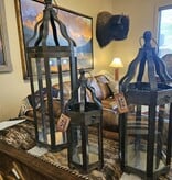 Melrose Wood/Iron Lantern-LARGE-36H