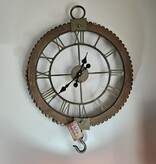 Melrose Open Wall Clock w/Hook 21.75L x 30H