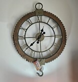 Melrose Open Wall Clock w/Hook 21.75L x 30H