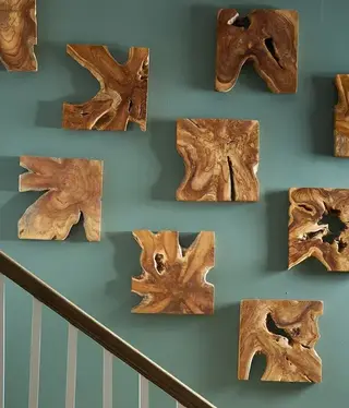 Uttermost Talia Wood Wall Decor 16W x 1D x 16H