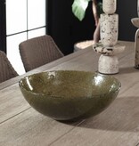 Uttermost Veridian Shimmer Bowl 16 Diam x 6H