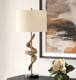 Uttermost Rams Horn Table Lamp, 34H