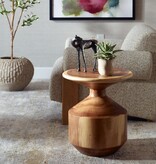 Uttermost Lynx Accent Table 18Diam x 20H