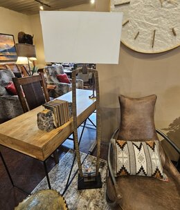 Uttermost Relic Floor Lamp, 64H