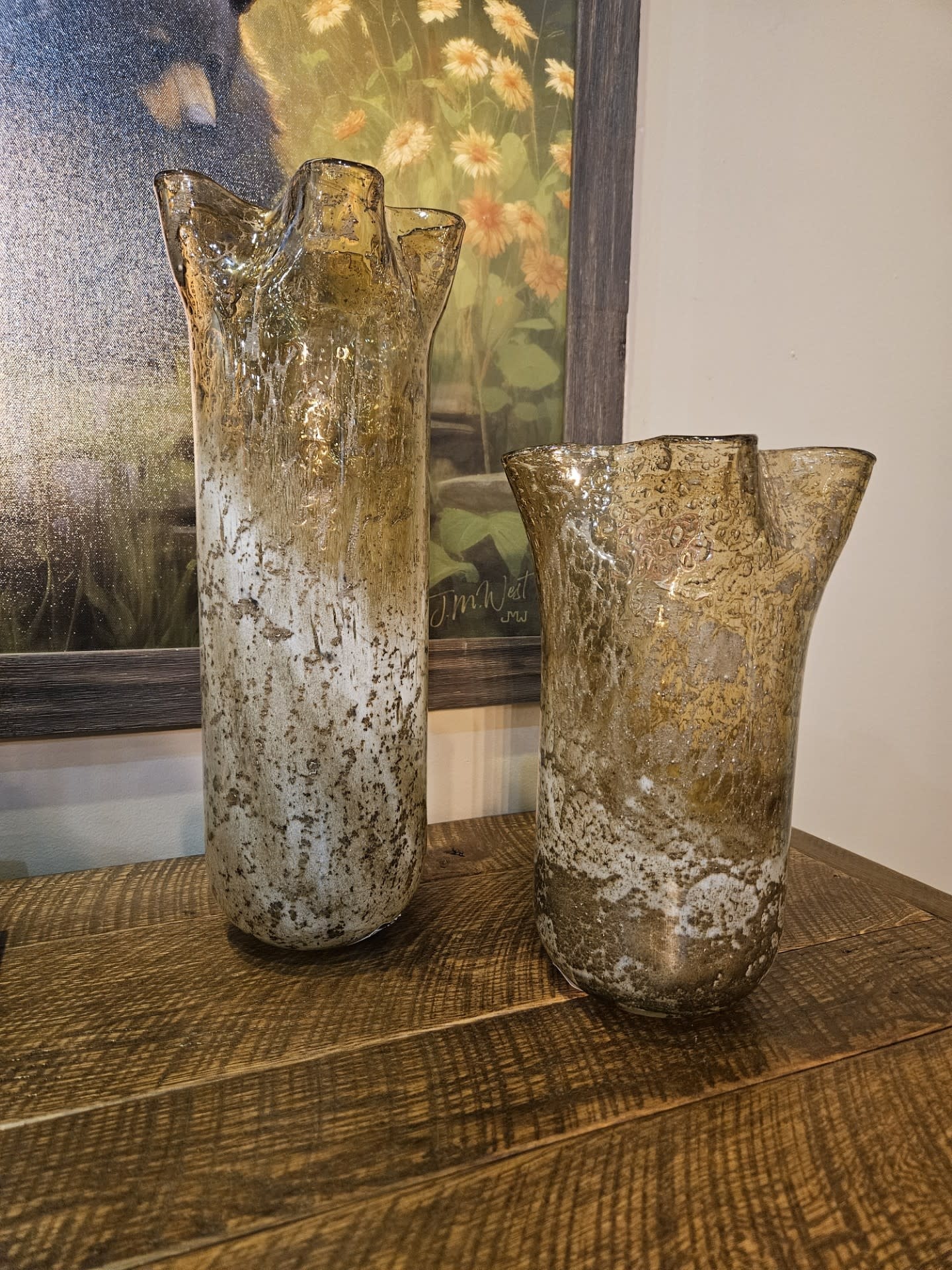 Uttermost Rhine Vase -LARGE- 6Diam x 15H