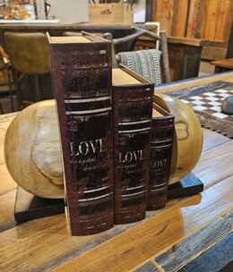 Uttermost Teak & Noir Bookends Set of 2 pcs 8W x 8D x 9H