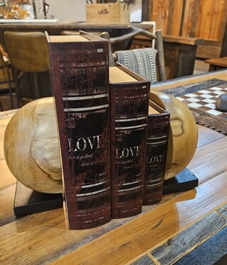 Uttermost Teak & Noir Bookends Set of 2 pcs 8W x 8D x 9H